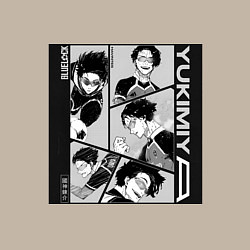 Свитшот хлопковый мужской Yukimiya - Синяя Тюрьма Blue Lock, цвет: миндальный — фото 2