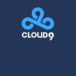 Свитшот хлопковый мужской Cloud9 - pattern, цвет: тёмно-синий — фото 2