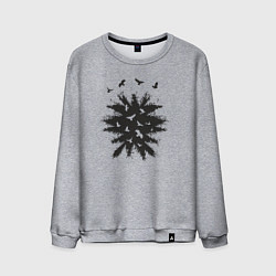 Мужской свитшот Лесные птички