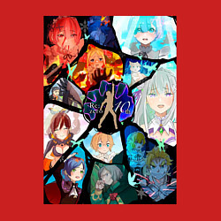 Свитшот хлопковый мужской Re:Zero Субару Нацуки, цвет: красный — фото 2