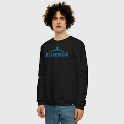 Свитшот хлопковый мужской Доктор Кто Bluebox, цвет: черный — фото 2