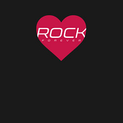 Свитшот хлопковый мужской Рок любовь навсегда, цвет: черный — фото 2