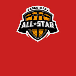 Свитшот хлопковый мужской All-star basket, цвет: красный — фото 2