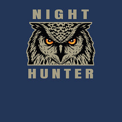 Свитшот хлопковый мужской Night hunter, цвет: тёмно-синий — фото 2