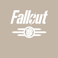 Свитшот хлопковый мужской Fallout - vault 33, цвет: миндальный — фото 2