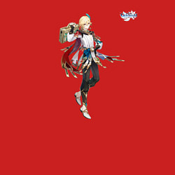 Свитшот хлопковый мужской Кавех из Геншин Импакт, цвет: красный — фото 2