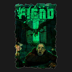 Свитшот хлопковый мужской FIEND Врата Гаххалы, цвет: черный — фото 2