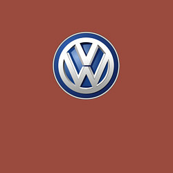 Свитшот хлопковый мужской Volvo logo, цвет: кирпичный — фото 2