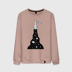 Мужской свитшот Художник космонавт