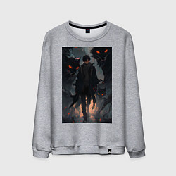 Мужской свитшот Мэгуми Фусигуро арт Магическая битва