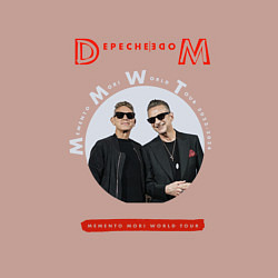 Свитшот хлопковый мужской Depeche Mode - Memento mori conference, цвет: пыльно-розовый — фото 2