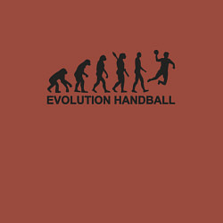 Свитшот хлопковый мужской Эволюция гандбола, цвет: кирпичный — фото 2