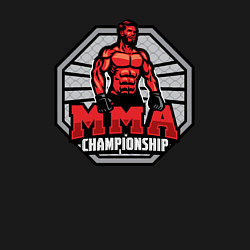 Свитшот хлопковый мужской MMA championship, цвет: черный — фото 2