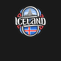 Свитшот хлопковый мужской Iceland, цвет: черный — фото 2