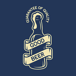 Свитшот хлопковый мужской Good beer quality, цвет: тёмно-синий — фото 2
