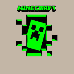 Свитшот хлопковый мужской Minecraft the game of gamers, цвет: миндальный — фото 2