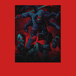 Свитшот хлопковый мужской Ниндзя Камуи Джо Логан, цвет: красный — фото 2