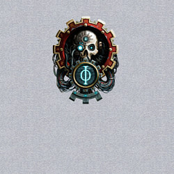 Свитшот хлопковый мужской Адептус Warhammer, цвет: меланж — фото 2