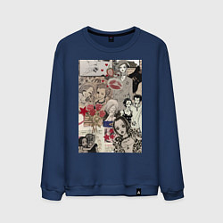 Мужской свитшот Нана Осаки коллаж