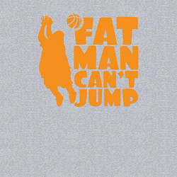 Свитшот хлопковый мужской Толстяки не умеют прыгать, цвет: меланж — фото 2