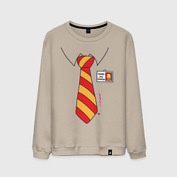 Свитшот хлопковый мужской Костюм Гомера, цвет: миндальный