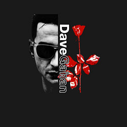 Свитшот хлопковый мужской Depeche Mode - Dave rose, цвет: черный — фото 2