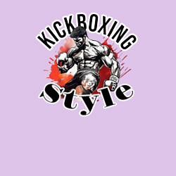 Свитшот хлопковый мужской Kickboxing style, цвет: лаванда — фото 2