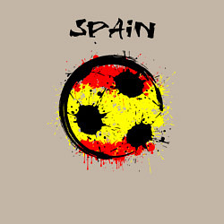 Свитшот хлопковый мужской Football Spain, цвет: миндальный — фото 2