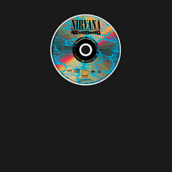 Свитшот хлопковый мужской Nirvana cd nevermind, цвет: черный — фото 2