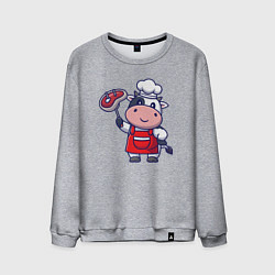 Мужской свитшот Коровка повар