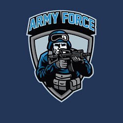 Свитшот хлопковый мужской Army force, цвет: тёмно-синий — фото 2