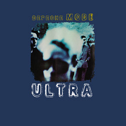 Свитшот хлопковый мужской Depeche Mode - Ultra mode logo, цвет: тёмно-синий — фото 2