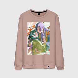 Мужской свитшот Монолог фармацевта Жэньши Маомао объятия