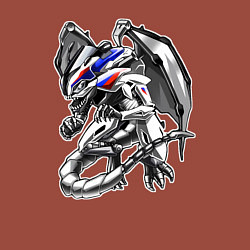 Свитшот хлопковый мужской BMW S100RR Drago, цвет: кирпичный — фото 2