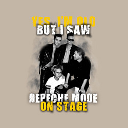 Свитшот хлопковый мужской Depeche Mode - On stage, цвет: миндальный — фото 2