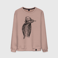 Мужской свитшот Кобра новогодняя