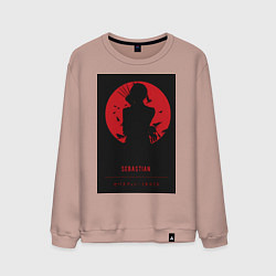 Мужской свитшот Тёмный дворецкий Себастьян Михаэлис боец