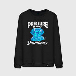 Мужской свитшот Pressure makes diamonds