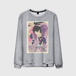 Мужской свитшот Магическая битва Тодзи Фусигуро сильнейший