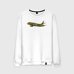 Мужской свитшот Первый опытный самолет SSJ-NEW