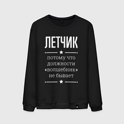 Мужской свитшот Летчик волшебник