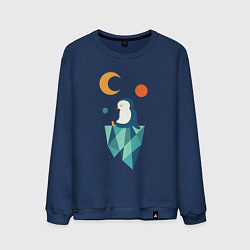 Мужской свитшот Пингвин на айсберге