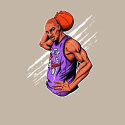 Свитшот хлопковый мужской Vince Carter dunker, цвет: миндальный — фото 2