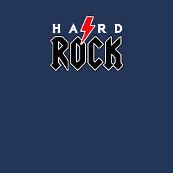 Свитшот хлопковый мужской Hard rock on dark, цвет: тёмно-синий — фото 2