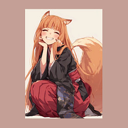 Свитшот хлопковый мужской Волчица и пряности Холо торговец, цвет: пыльно-розовый — фото 2