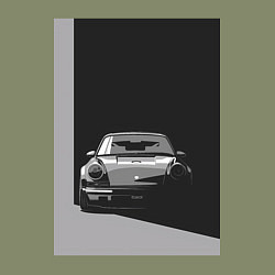 Свитшот хлопковый мужской Porsche 911 легендарный автомобиль, цвет: авокадо — фото 2