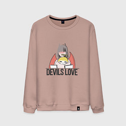 Мужской свитшот Ангелок и демон