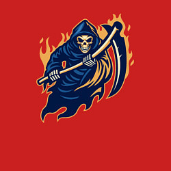 Свитшот хлопковый мужской Fire reaper, цвет: красный — фото 2