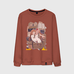 Мужской свитшот Волчица и пряности Холо арт