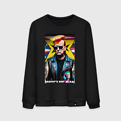 Мужской свитшот Trumps not dead - ai punk art